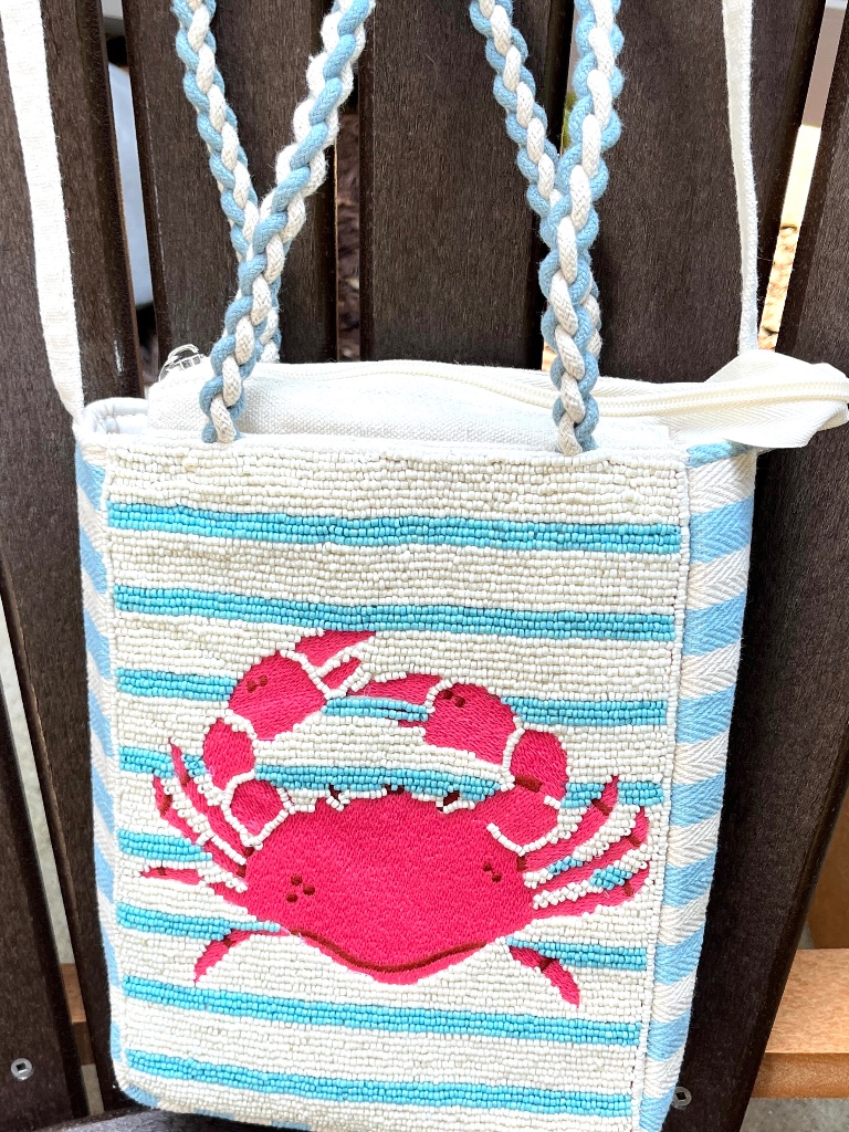 Beaded Crab Summer Crossbody